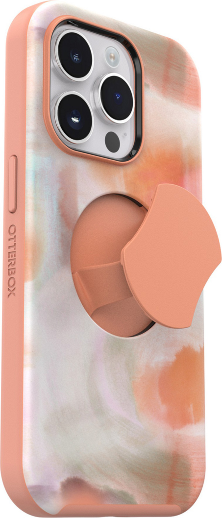 OTTERGRIP SYMMETRY IPHONE 14 PRO PEACHES CAN