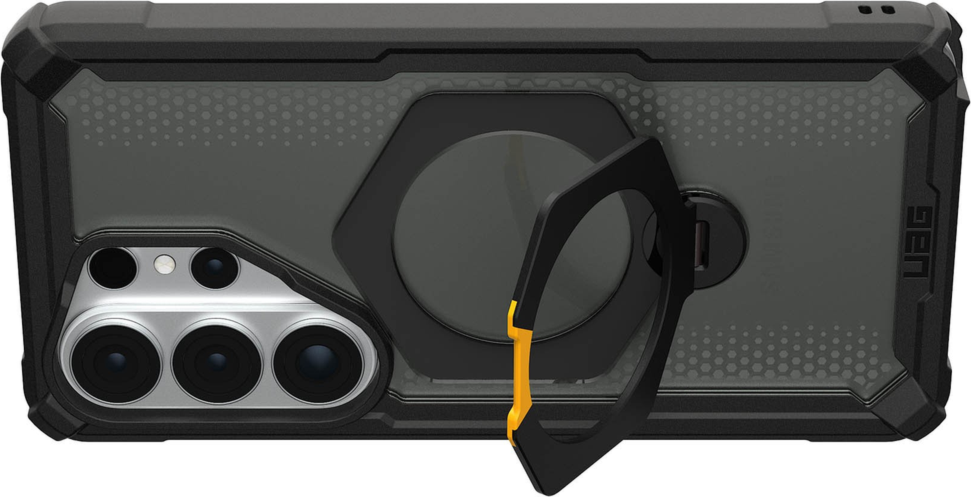 Featuring the integrated kickstand, UAG’s Plasma XTE magnetic case offers unwavering protection in dynamic translucent design with a built-in magnet module.