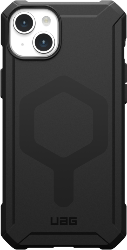 Étui Essential Armor compatible avec MagSafe de UAG - iPhone 15 Plus/14 Plus, noir