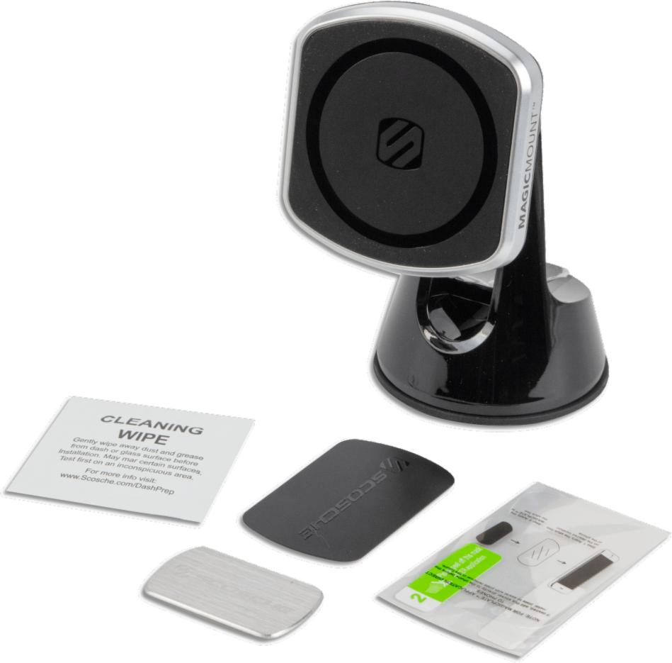 Scosche - MagicMount Pro 2 Window / Dash Mount - Black and Silver