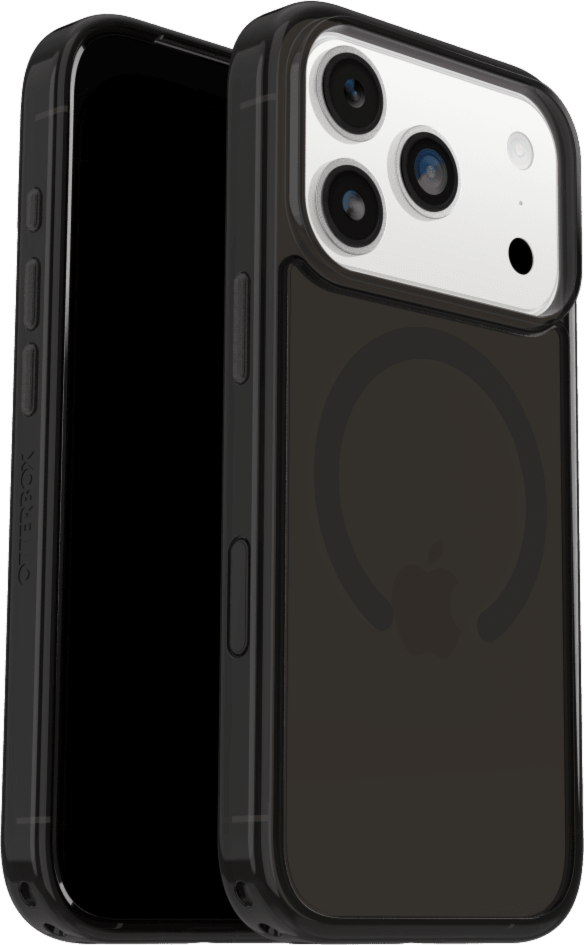 OtterBox - Symmetry Clear MagSafe Case w/Camera Control Black Mist ...