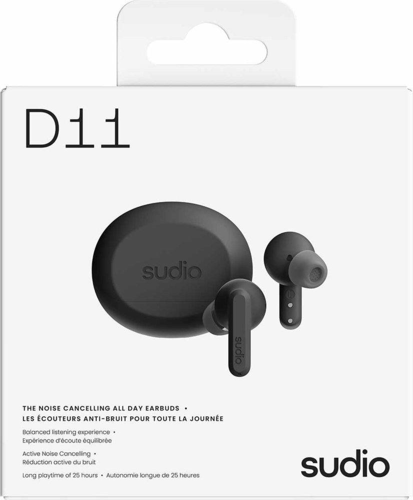 Sudio D11BLK Écouteurs Intra-Auriculaires D11 Noir