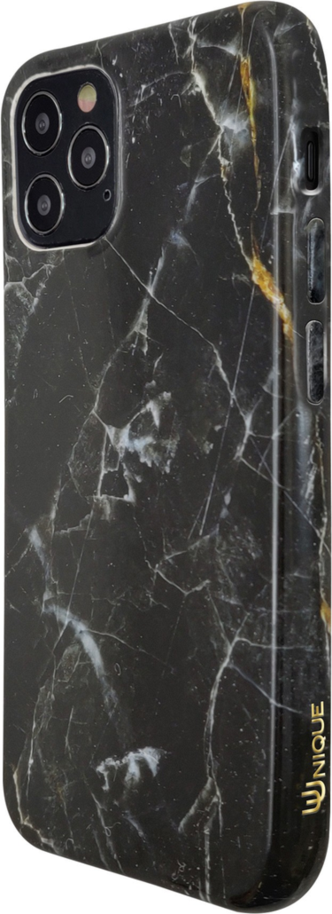 iPhone 12/12 Pro Nutrisiti Eco Printed Back Case - Dark Star Marble