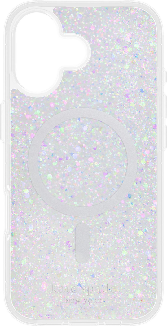 Kate Spade KS057396 Étui Protective MagSafe Chunky Glitter Iridescent pour iPhone 17