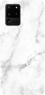 Galaxy S20+ Nutrisiti Eco Printed Marble Back Case - White Marble