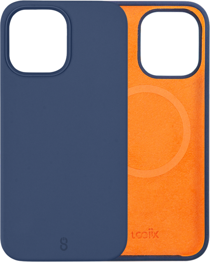 LOGiiX - iPhone 13 Pro - Silicone Case Vibrance Mag - Navy