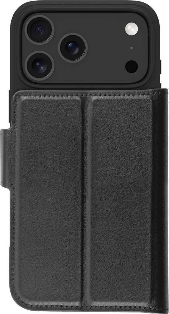 • Made from GRS-certified recycled and 100% recyclable plastic materials (Equivalent weight of 4x0.5l plastic bottles).
• Cradle made from 100% recycled plastic
• Costum-fit slim yet impact protective design
• Compatible with wireless charging (not MagSafe)
• Three card slots with room for up to 5 credit cards
• Magnetic closure
• Horizontal kickstand function