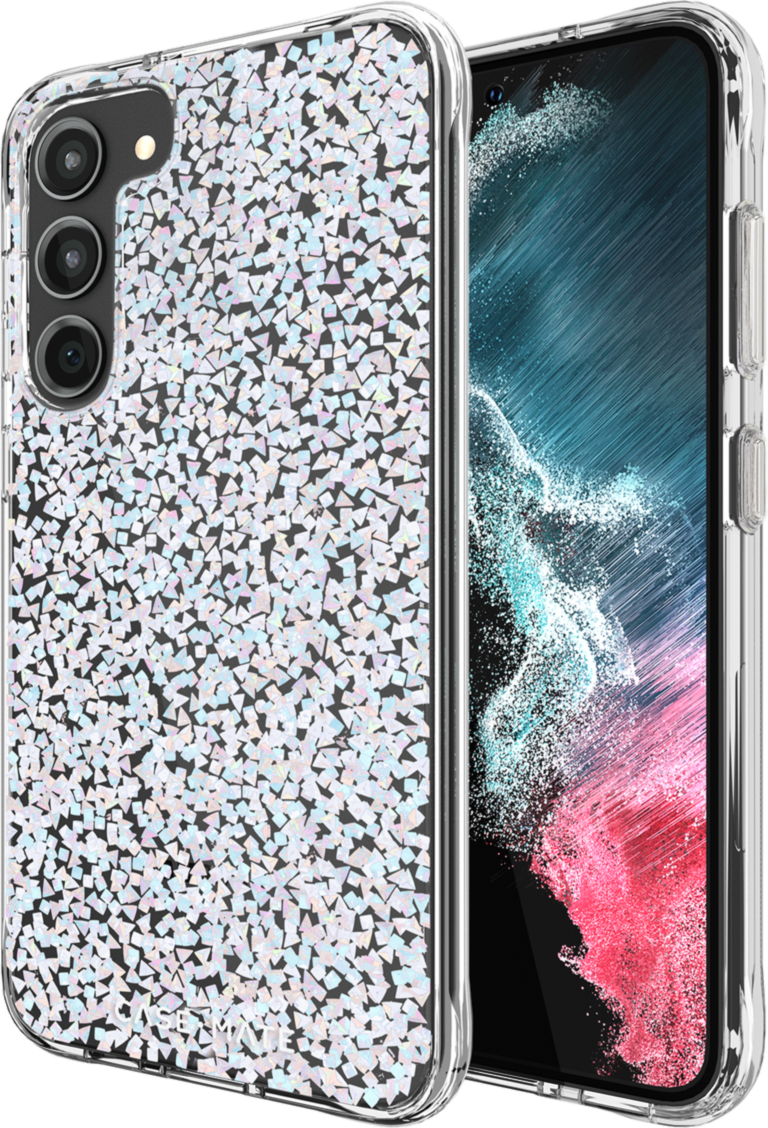 Add a little more glam to your life with the Case-Mate Twinkle case featuring iridescent glitter foil and 10 feet drop protection.