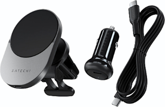 Satechi - Qi2 Wireless Car Charger - Space Gray