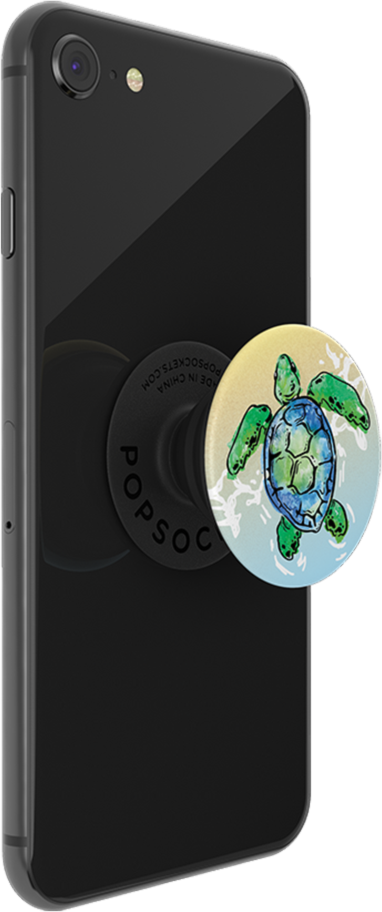 Popsockets - Popgrips Swappable Nature Device Stand And Grip - Tortuga