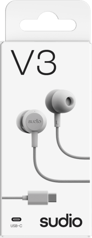 Sudio V3SWHT Écouteurs Filaires V3 Blanc