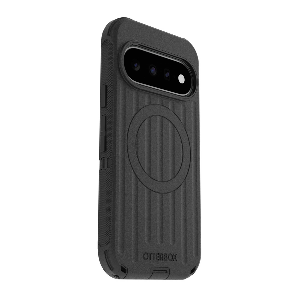 The OtterBox Defender Series Pro is the toughest case providing rugged protection against harsh drops. Equipped with magnets and non-slip texturing.