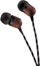 Immerse yourself in rich sound with the beautifully designed The House of Marley Smile Jamaica in-ear headphones.