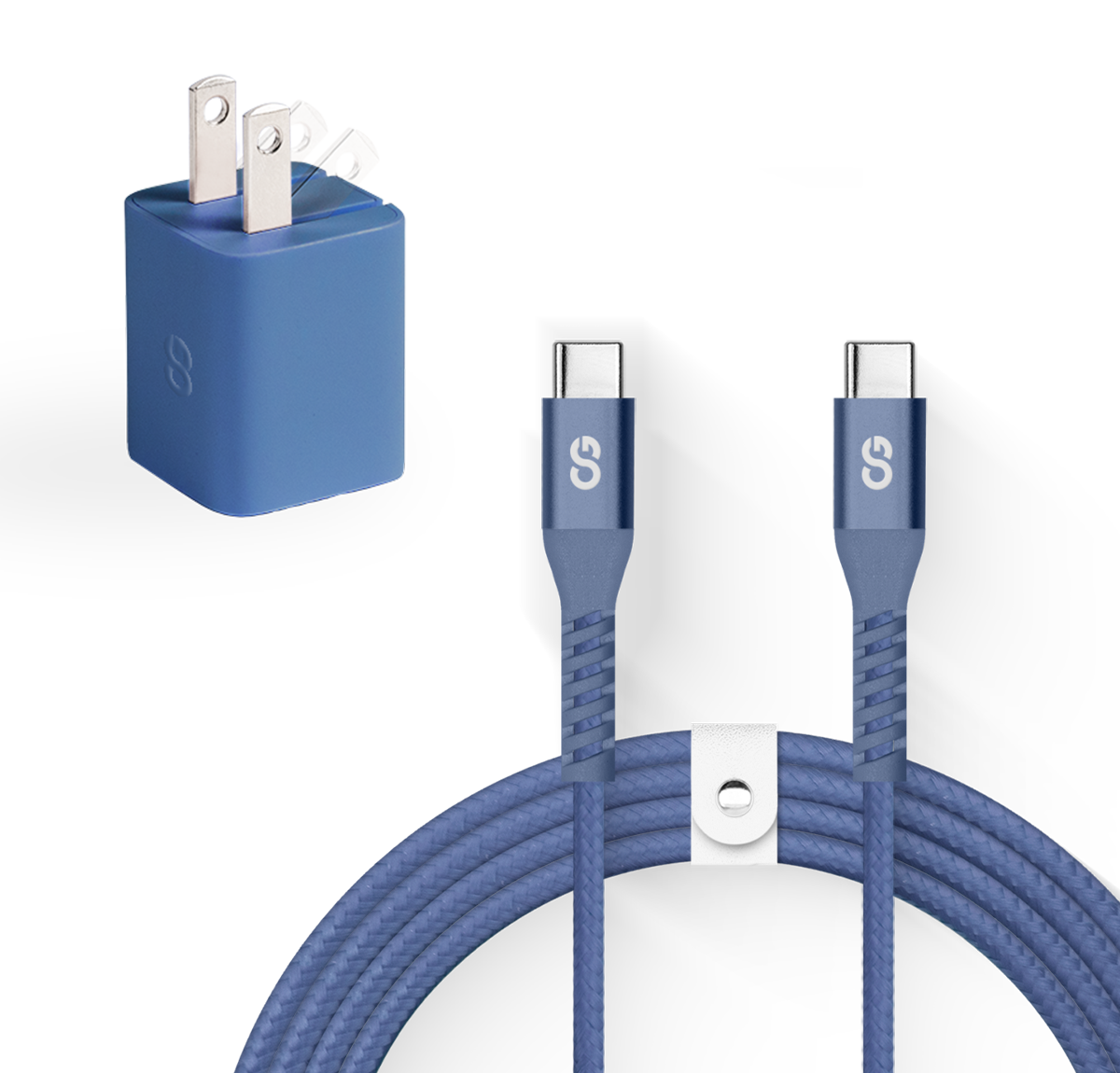 LOGiiX Vibrance Kit de charge - Bleu nuit