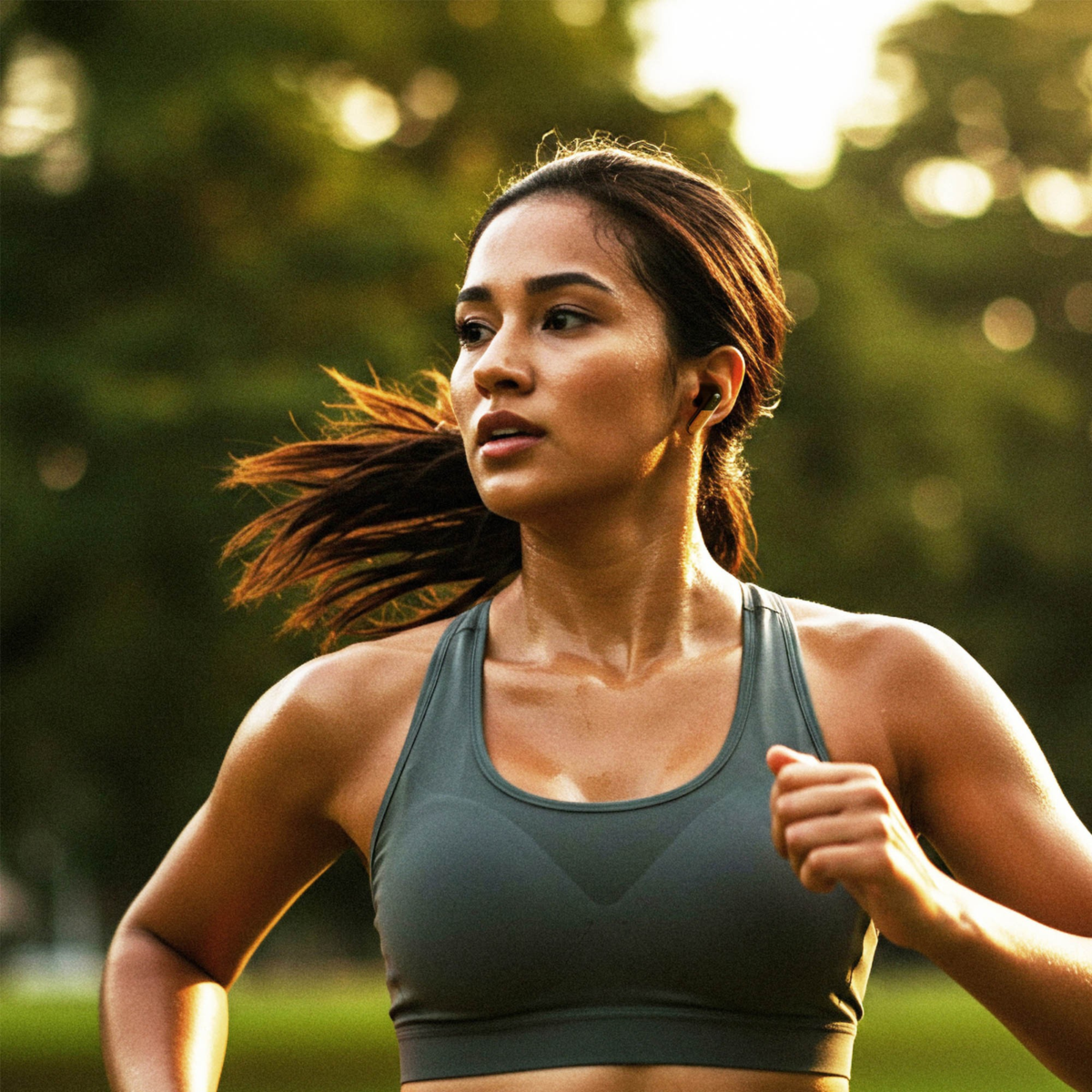 The House of Marley Trenchtown ANC Wireless Earbuds deliver immersive noise-cancelling sound and up to 24 hours of playtime, crafted from renewable bamboo and recycled plastics for sustainable listening.