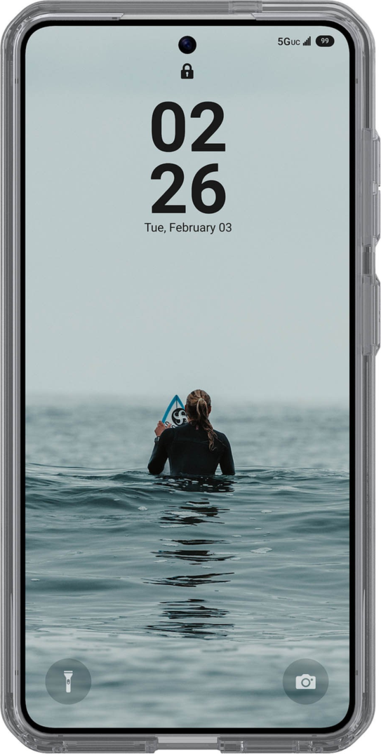 Samsung Galaxy S26 UAG Dot w/Magnet Case - True Clear Ice/Ash