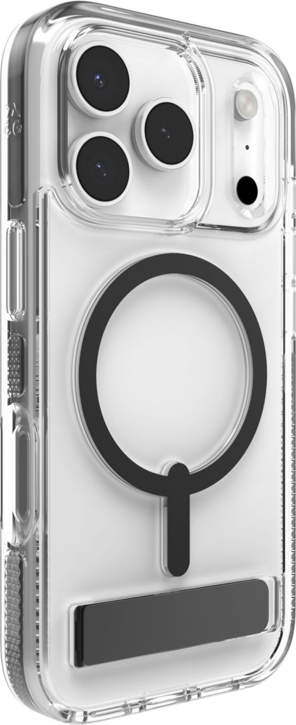 iPhone 17 Pro ZAGG Graphene Santa Cruz Snap Kickstand Case - Black