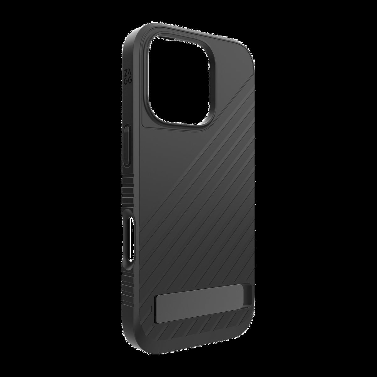 Strengthened with Graphene, ZAGG’s Denali series case with kickstand offers an impressive 16 ft of drop protection.