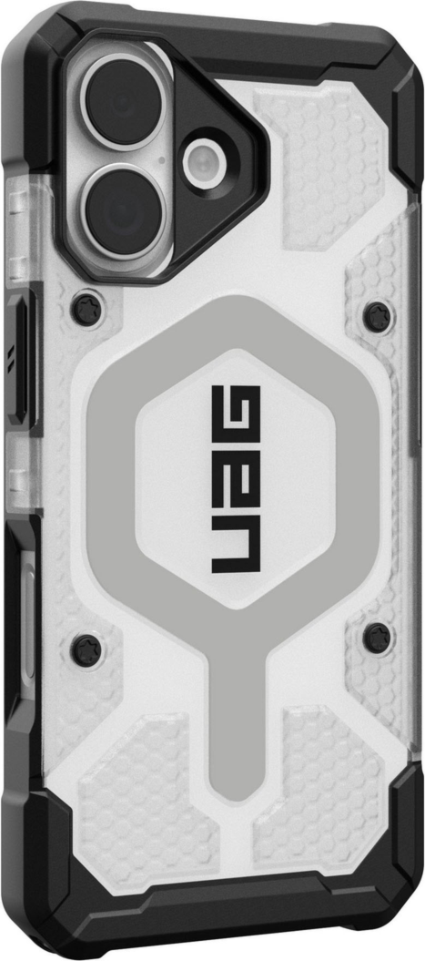 Urban Armor Gear (UAG) - Pathfinder Clear MagSafe Case for Apple iPhone 17 - Ice and Silver