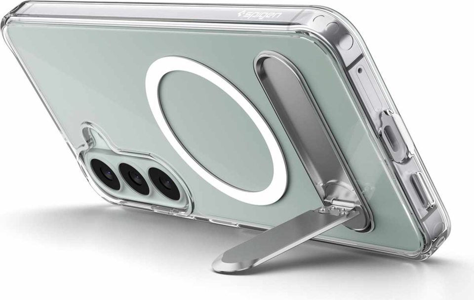 Spigen - Coque Slim Armor Essential S MagFit, cristal clair pour Galaxy S26 FE