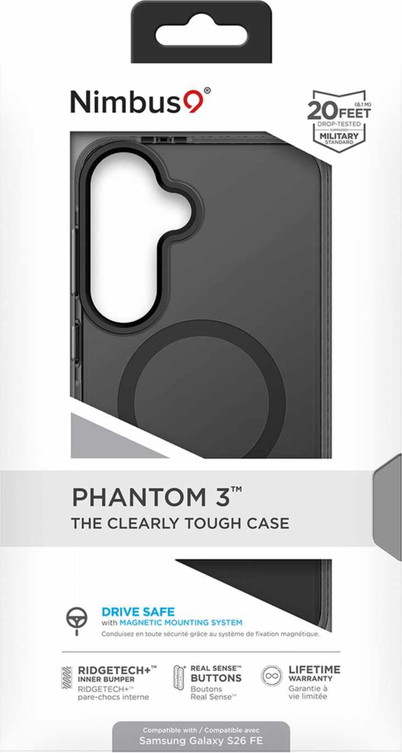 Nimbus9 - Phantom 3 MagSafe Case Smoke for Samsung Galaxy S26 FE