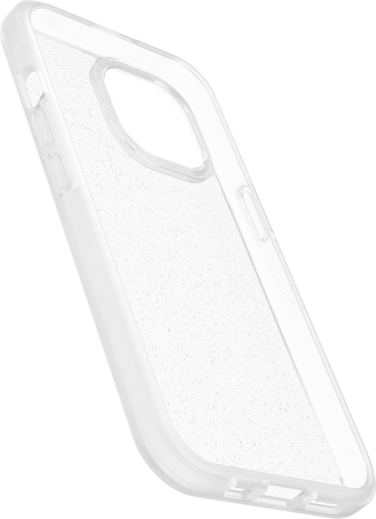 iPhone 15 Otterbox React Series Case - Clear/Silver (Stardust)