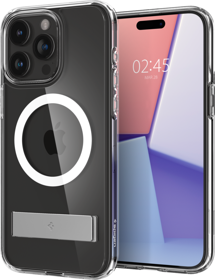 Spigen Slim Armor Essential S MagFit Case pour iPhone 15 Pro Max - Cristal Clair
