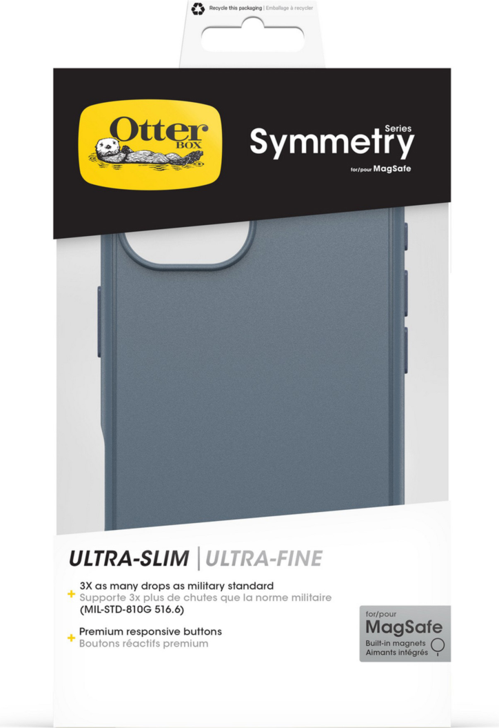 The OtterBox Symmetry Series with MagSafe is a thin case that makes a bold visual statement in a design that's slim and understated.