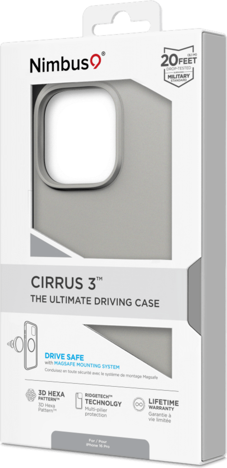 Nimbus9 - Cirrus 3 MagSafe Case for Apple iPhone 16 Pro - Titanium