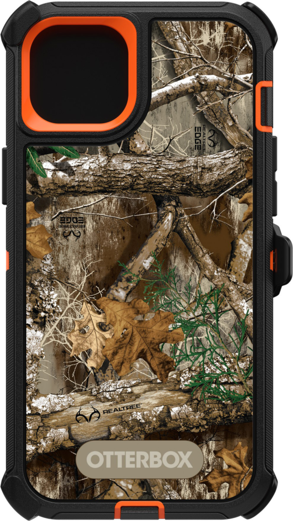 iPhone 15 Plus/14 Plus Otterbox Defender Graphics Series Case - Black (RealTree Edge)