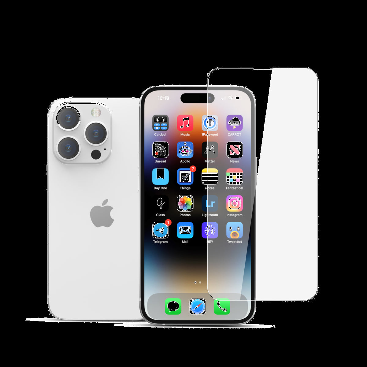 22 cases 22SPIP15PRMAX Protecteur D'écran en Verre pour iPhone 15 Pro Max