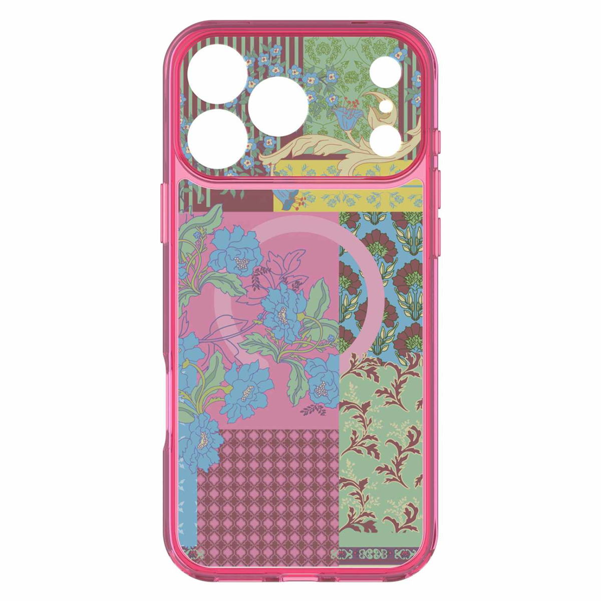 OtterBox - Lumen Clear MagSafe Case Patchwork Petals for iPhone 18 Pro Max/17 Pro Max