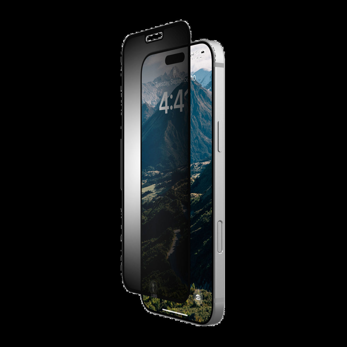 The UAG Removable Eco Privacy Screen is a premium two-way privacy solution to be used on top of an existing screen protector.