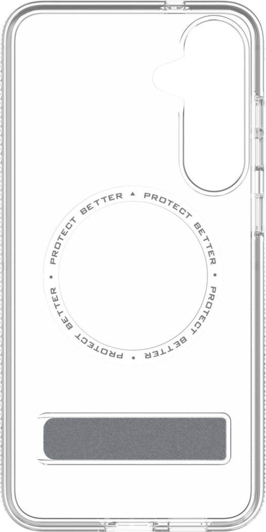 Samsung Galaxy S25+ ZAGG Graphene Crystal Palace Snap Kickstand Case - Clear