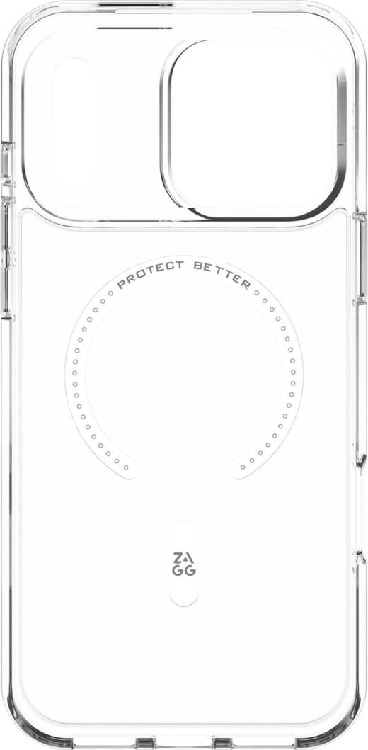 ZAGG - Étui Crystal Palace Snap MagSafe Lite pour Apple iPhone 18 Pro Max/17 Pro Max - Clair