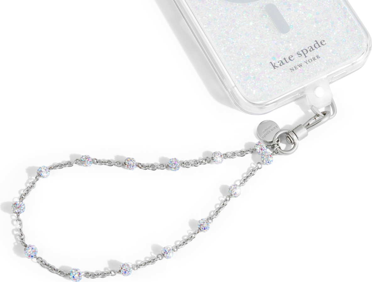 Kate Spade - Phone Charm Dazzle Chain - Silver