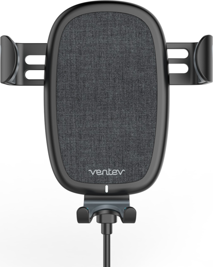 Ventev - Wireless Car Mount Kit Qi 10W - Dark Grey