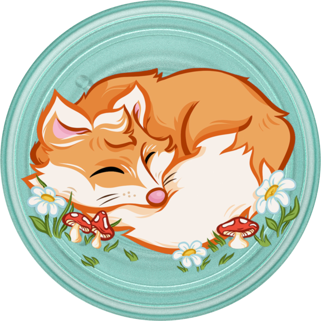 PopGrip PlantCore - Sleepy Fox