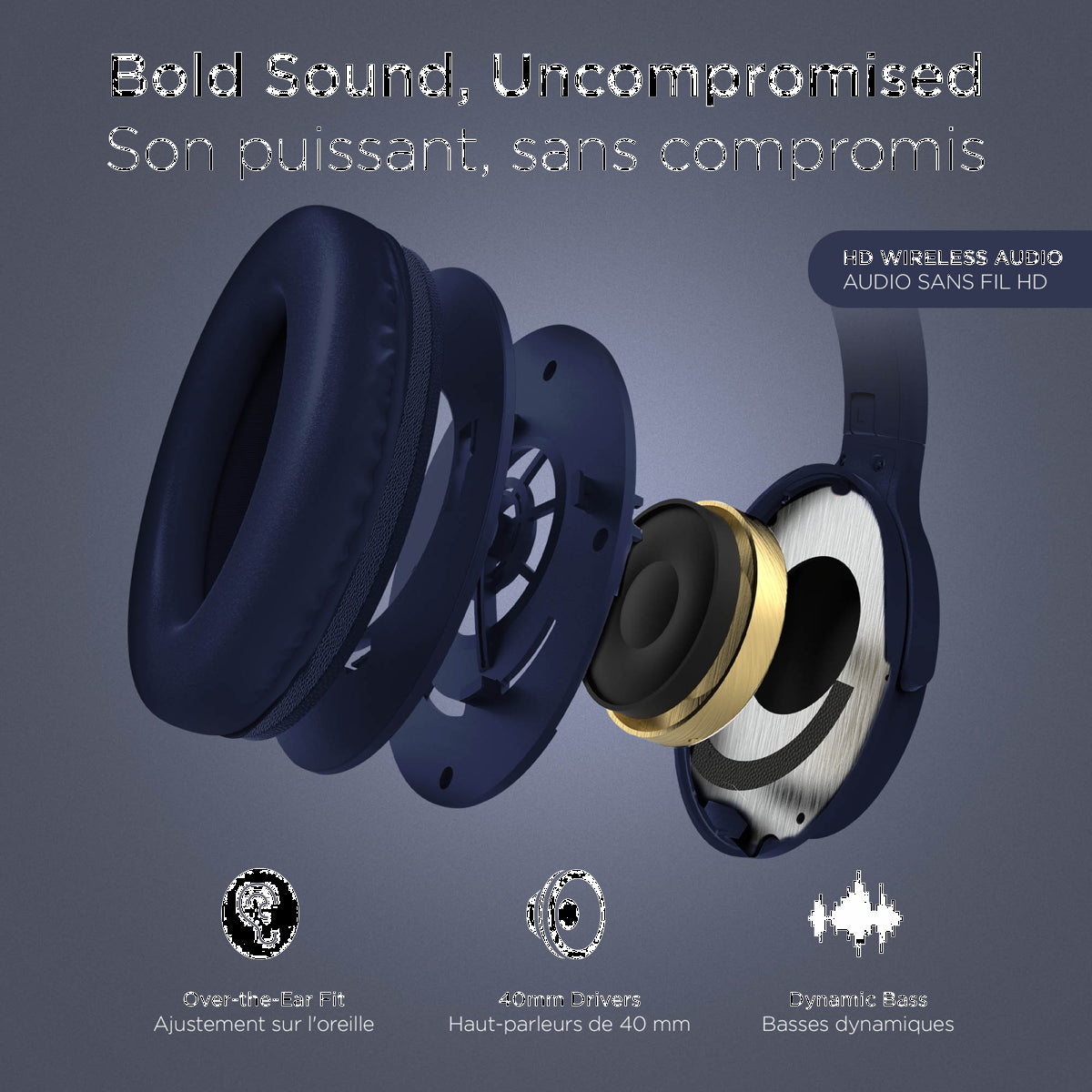 <p>Designed for travel, HyperGear’s Stealth2 ANC Wireless Headphones come with Active Noise technology, powerful stereo drivers, and can easily fold for convenient storage.</p>