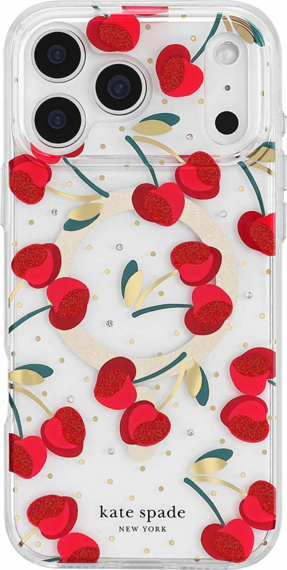 Kate Spade - Protective MagSafe Case Cherry Dot for iPhone 18 Pro Max/17 Pro Max