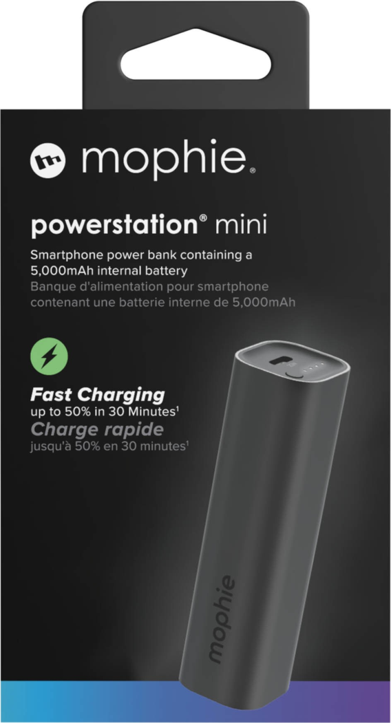 mophie - Universal Battery Powerstation (2025) 5,000 mAH - Black
