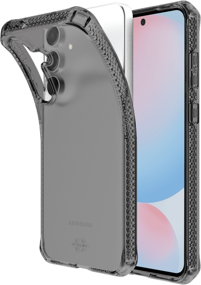 ITSKINS - Spectrum_R Clear Case for Samsung Galaxy S25 FE - Smoke