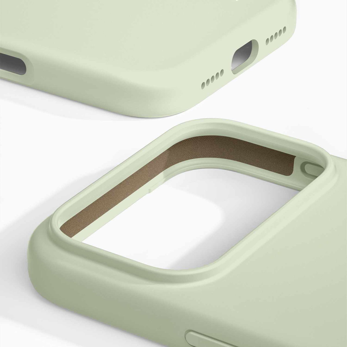 Ideal of Sweden IDSICMSI2667P419 Étui Silicone MagSafe Vert Sauge pour iPhone 18 Pro Max/17 Pro Max