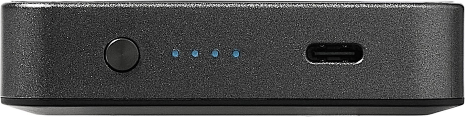 Mophie 10,000 mAh Powerstation Plus w/USB-C Cable + AC Plug - Black