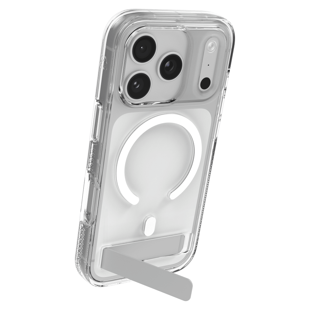 ZAGG - Crystal Palace Snap Case with Kickstand for Apple iPhone 17 Pro - Clear