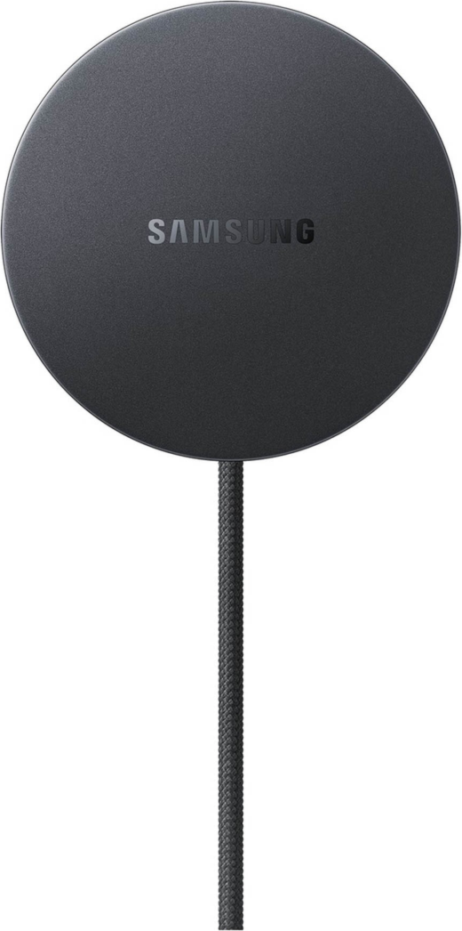 <p>The Samsung Magnet Wireless Charger offers effortless power via Qi2 technology. Its magnetic alignment ensures a secure connection and up to 25W of fast, stable charging in a sleek frame.</p>