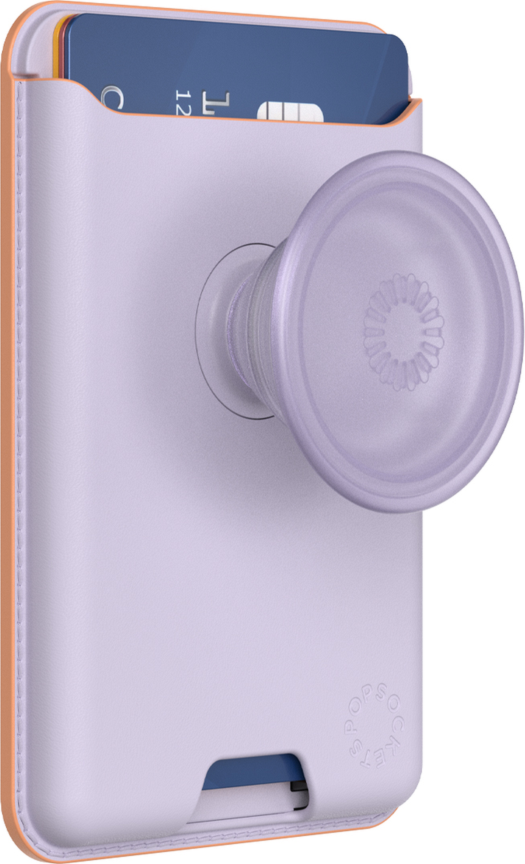 PopSockets - SoftGoods MagSafe PopWallet Plus - Pale Lavender