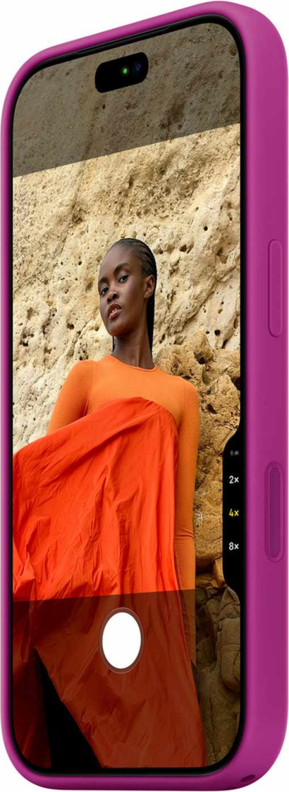 Apple - Silicone Case with MagSafe Magenta for iPhone 18 Pro Max
