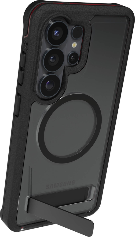 ZAGG - Étui Rainier Snap avec support pour Samsung Galaxy S26 Ultra - Noir fumé