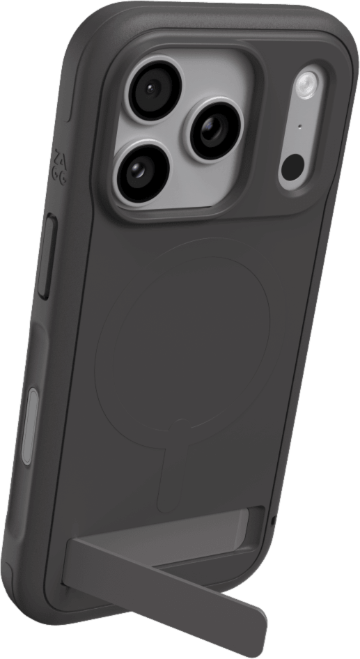 iPhone 18 Pro/17 Pro ZAGG Graphene Sedona Snap Kickstand Case - Robust Grey